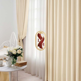 Màn vải 2 lớp cho biệt thự