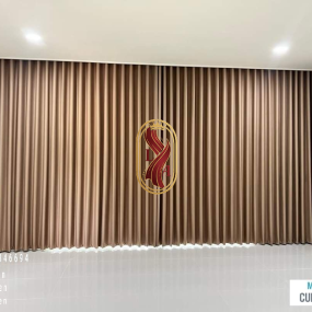 Màn Vải 2 Lớp Một Màu 