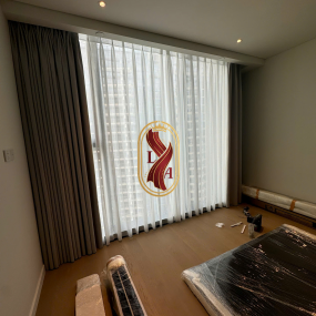 Màn vải 2 lớp sang trọng