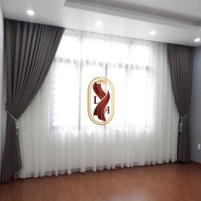 Màn vải 2 lớp sang trọng