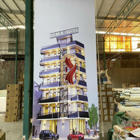 Rèm cuốn in tranh 3D đẹp