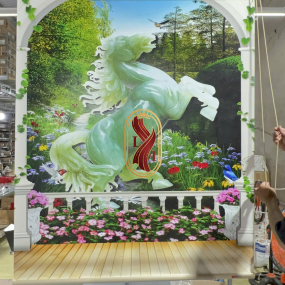 Xu hướng màn cuốn in trang trí năm 2025