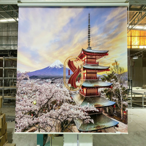 Màn Cuốn In Trang Trí  - Màn cửa Linh Anh