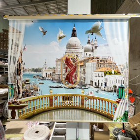 Màn cuốn in cho nhà ở