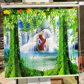 Màn cuốn in hình ảnh quảng cáo chất lượng cao